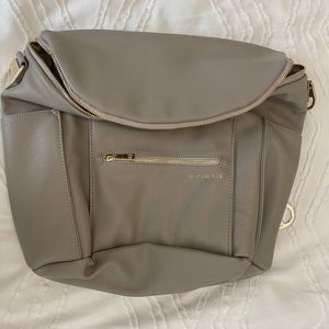 Brand new grey Fawn design diaper bag